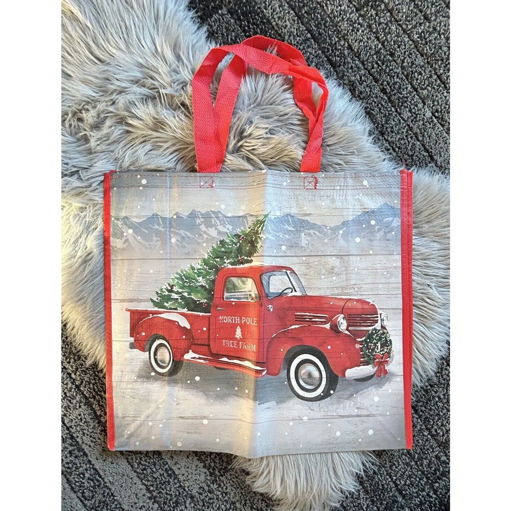 Reusable Grocery Bags Durable Multi Use Large Foldable‎ Totes 19" x 17" x 7.5"